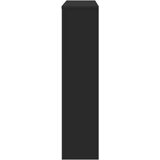 vidaXL Pokrov za radiator črn 175x20x82 cm inženirski les | Shoptok.si