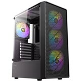 Antec AX26 RGB ELITE Midi-T ATX okno gaming črno ohišje | Shoptok.si