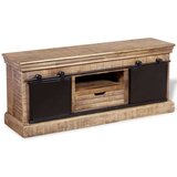 TV Ormarić s 2 Klizna Vrata Masivno Mango Drvo 110x30x45 cm | shoptok.hr