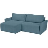 MID.YOU KOTNA SEDEŽNA GARNITURA, rebrasti žamet svetlo modra | Shoptok.si