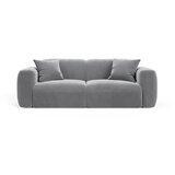 Cosmopolitan Design Siva baršunasti sofa 220 cm Strino – | shoptok.hr