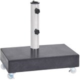  Postolje za suncobran crno 45 x 25 x 8 cm granitno | Eponuda.com