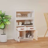  Visoka komoda bijela 67 x 40 x 108 5 cm od masivne borovine | shoptok.hr