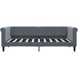  Dnevna postelja brez vzmetnice temno siva 90x190 cm žamet, (21653568) | Shoptok.si