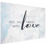  Plakat - Do All Things with Love 60x40 Bez okvira | shoptok.hr