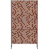  Zaslon za privatnost 100 x 50 x 180 cm Otporni čelik Rđa | shoptok.hr