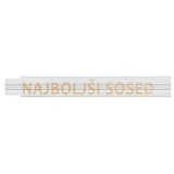 HEKA Zložljivi meter (Dolžina: 2 m, Bela, Natis: NAJBOLJŠI SOSED) | Shoptok.si