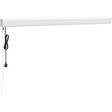 Tenda na uvlačenje žuto-bijela 3,5 x 2,5 m tkanina i aluminij | Eponuda.com