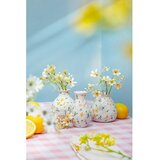 Sass & Belle Kremno bele vaze v kompletu 3 ks iz kamenine (višina 10 cm) Ditsy Floral – | Shoptok.si