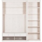 Støraa Bijeli TV set od masivnog bora 214x223 cm Anita – Cijene