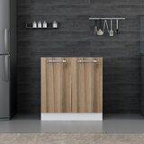 Hanah home kuhinjski element Minar 4129, 80 cm, beli / dore Cene