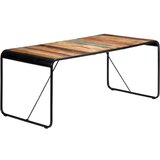  Blagovaonski stol od masivnog obnovljenog drva 180 x 90 x 76 cm | shoptok.hr