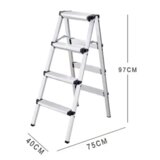 SuperStep stepenaste merdevine 2x4 podest 97cm Slike