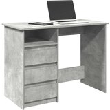 Maison Chic Pisalna miza - pisarniška miza - Računalniška miza betonsko siva 102x50x75 cm inženirski les, (21785740) | Shoptok.si