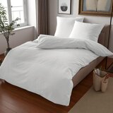  Satenska navlaka 220x200cm + 2 x jastučnica 50x70cm Cotton White ( VLK000196-cottonbela ) | ePonuda.com