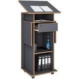 MID.YOU Stoječi Pult Salia M, Antracit, Barva Hrasta | Shoptok.si