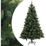  Umjetno božićno drvce s nogom 180 cm PVC i metal Zelena | shoptok.hr