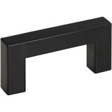  Ručke za ormarić 10 kom crne 64 mm od nehrđajućeg čelika | shoptok.hr