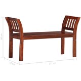  Klupa 111 cm Masivno drvo akacije | shoptok.hr