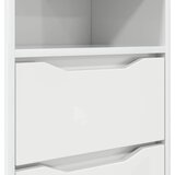  Noćni ormarići 2 pcs Visoki sjaj bijela 40 x 30 x 467 cm | shoptok.hr