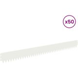  Ograda oko Travnjaka 50 pcs 103 x 10 cm Čelik Bijela | Eponuda.com