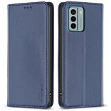 INORCO BINFEN COLOR BF18 za Nokio G22 PU usnjeno držalo za kartice Shell, magnetna preklopna torbica za telefon, (22036602) Cene