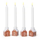 Keramički adventski svijećnjak Gingerbread –