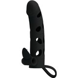 Penthouse VIBRATING SILICONE PENIS SLEEVE WITH BALL STRAPS 15.2 CM | shoptok.hr
