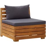 The Living Store Vrtni kavč dvosed z blazinami trden akacijev les - Vrtni Kavč, (21467761) | Shoptok.si