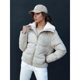 DStreet Kurtka damska zimowa TRENDYGLAM beżowa | shoptok.hr