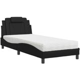  Krevet s madracem crni 80 x 200 cm od umjetne kože | shoptok.hr