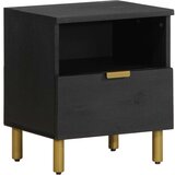 Maison Chic Nočna omarica - Nočna miza črna 40x33x46 cm inženirski les, (21688956) Cene
