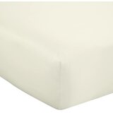 Catherine Lansfield Bež satenska plahta s gumom 90x190 cm Silky Soft – u