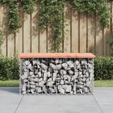 vidaXL Vrtna klop gabion 83x44x42 cm trden les douglas Cene