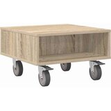  Stranska miza s kolesi Sonoma hrast 50,5 x 50 x 30 cm, (5000201845) | Shoptok.si