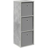  Strani šal s predalom Betonsko siva 30,5 x 27 x 84,5 cm, (5000233801) | Shoptok.si