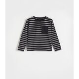 Reserved - Prugasta majica dugih rukava - tamnosivo | shoptok.hr