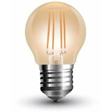 V-tac led sijalica E27 4W 2200K amber staklo G45 Cene