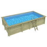 Drveni bazen AQUA 7x3,75 - V.1,45 m - sidrenje šarafanjem | shoptok.hr