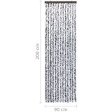 vidaXL Zavesa proti mrčesu rjava in bež 90x200 cm šenilja | Shoptok.si