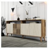 Hanah home milan - walnut, travertine walnuttravertine console | ePonuda.com