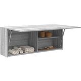 vidaXL Kupaonski zidni ormarić sivi Sonoma 100x25x40 cm izrađeno drvo Cijene