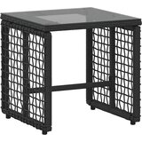  Set vanjskog namještaja s jastukom 5 pcs Crna i Tirkizna | shoptok.hr