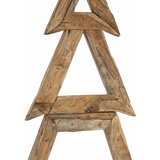 vidaXL Božično drevo z stojalom Rjava 180 cm Trdna tikovina | Shoptok.si