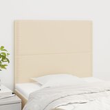  Uzglavlje krem boje 90x5x118/128 cm tkanina | shoptok.hr