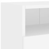  Zidni TV ormarić bijeli 100 x 30 x 30 cm od konstruiranog drva | shoptok.hr