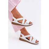 Maciejka Women's Leather Sandals With Velcro | shoptok.hr