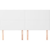  Uzglavlje Bijelo 180x5x118/128 cm Imitacija kože | shoptok.hr