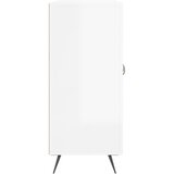  Komoda sjajna bijela 90x34x80 cm od konstruiranog drva | shoptok.hr
