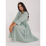 LAKERTA Dress-LK-SK-509673.13-white-green | Shoptok.si